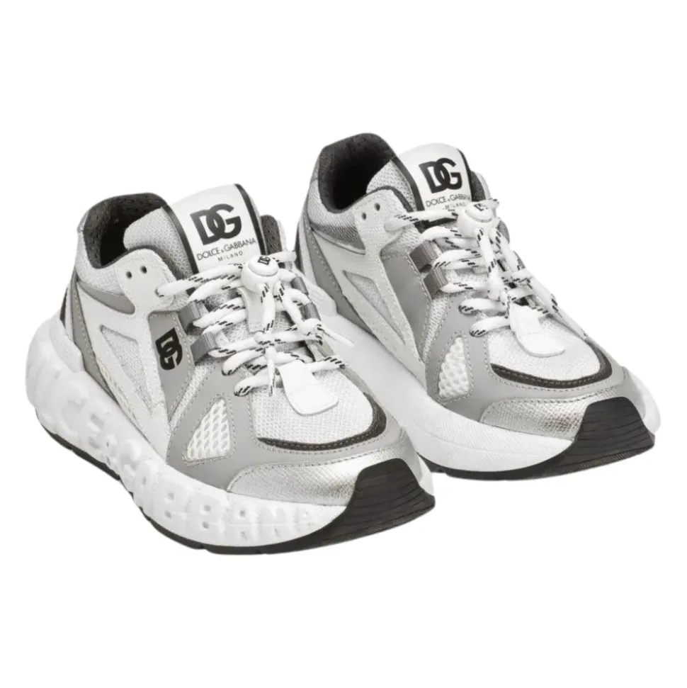 Nylon and Mesh Sneakers