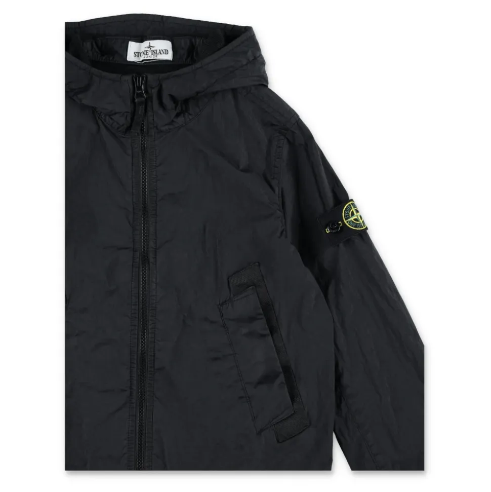 Nylon Jacket Hoodie