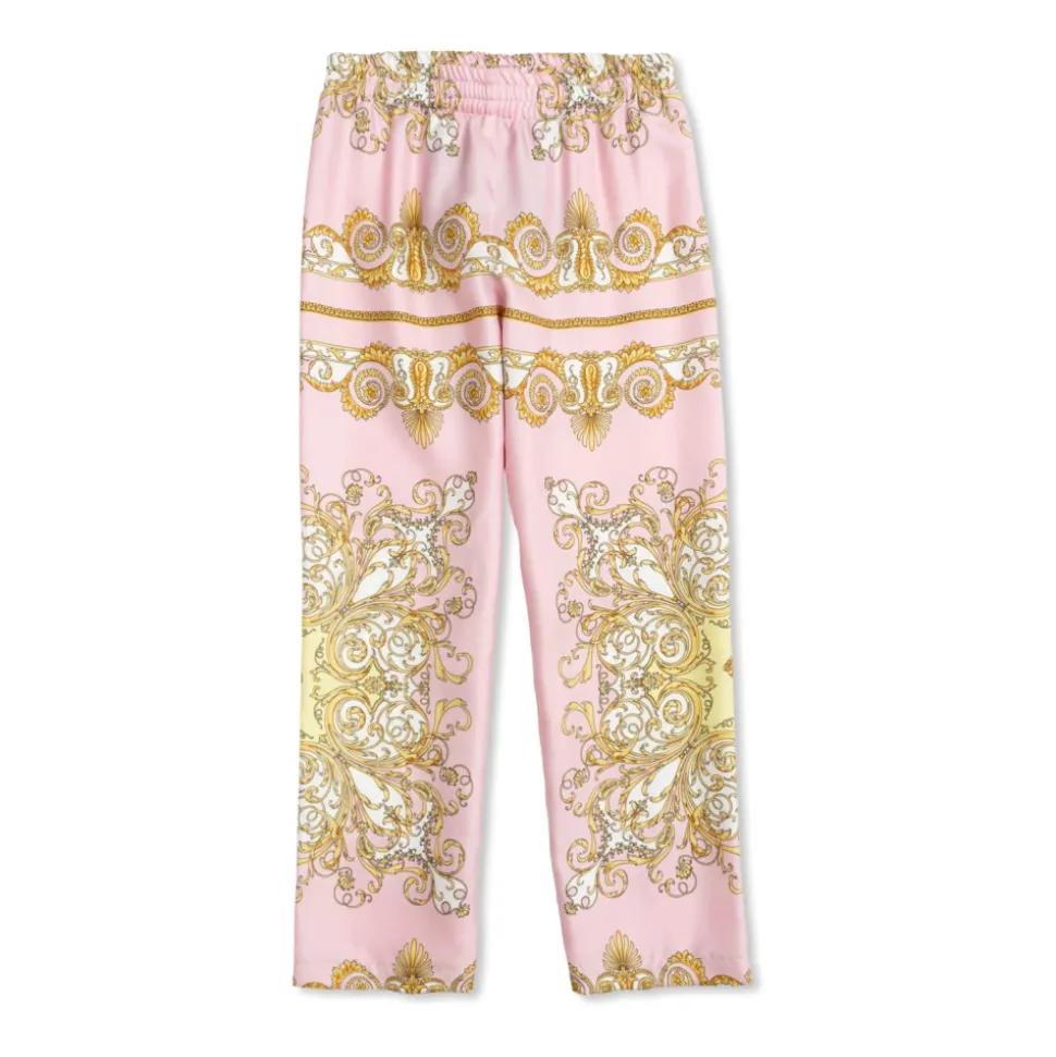 Pantalon ample en soie