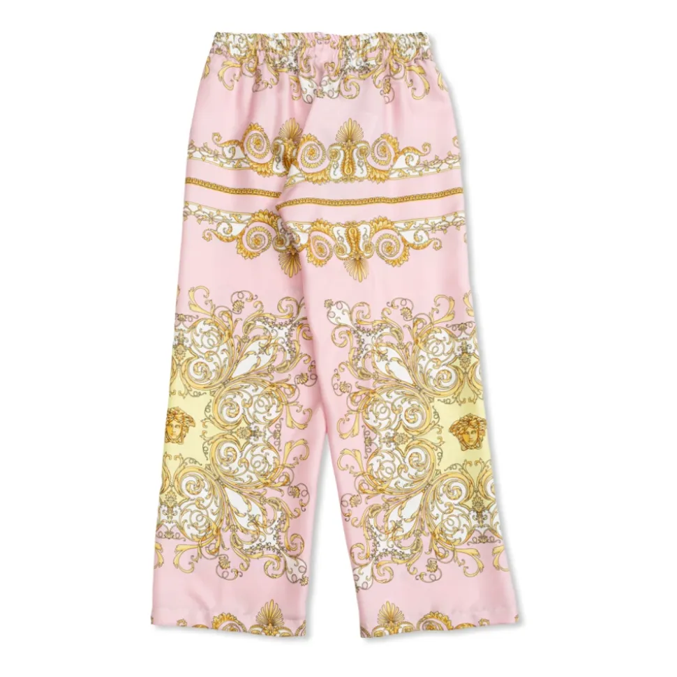 Pantalon ample en soie