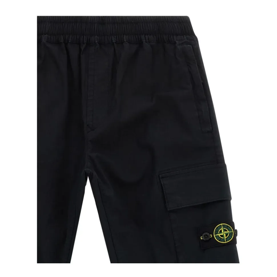 Pantalon cargo en coton stretch