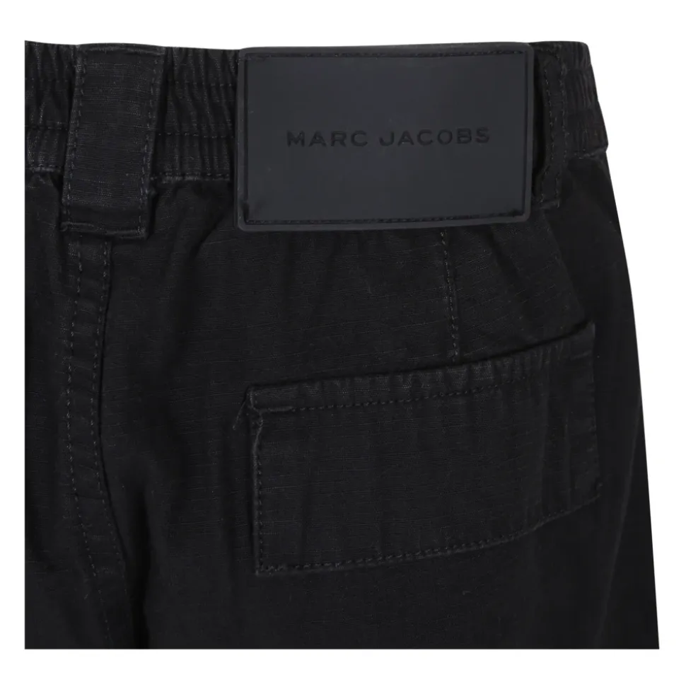 Pantalon Cargo Noir en Coton