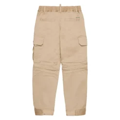 Pantalon Cargo à Plaque Logo