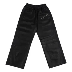 Pantaloncini cropped en similicuir