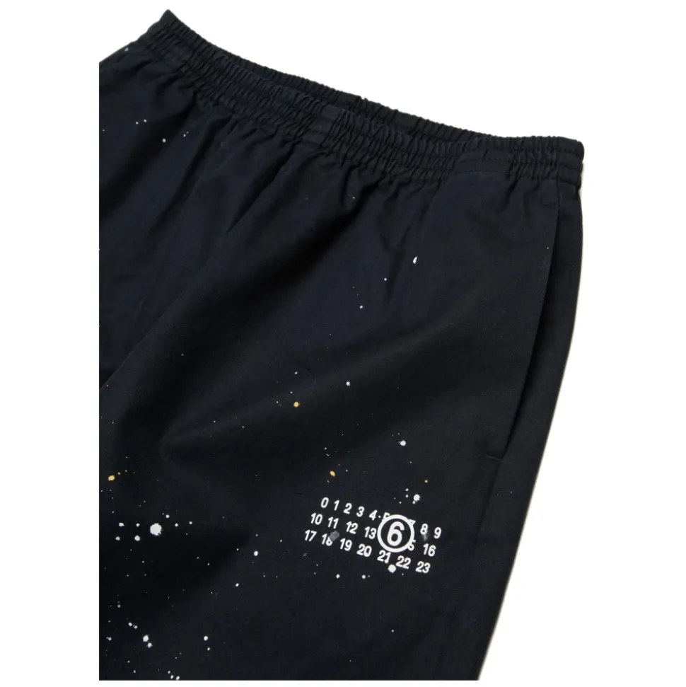 Pantalon à éclaboussures de peinture