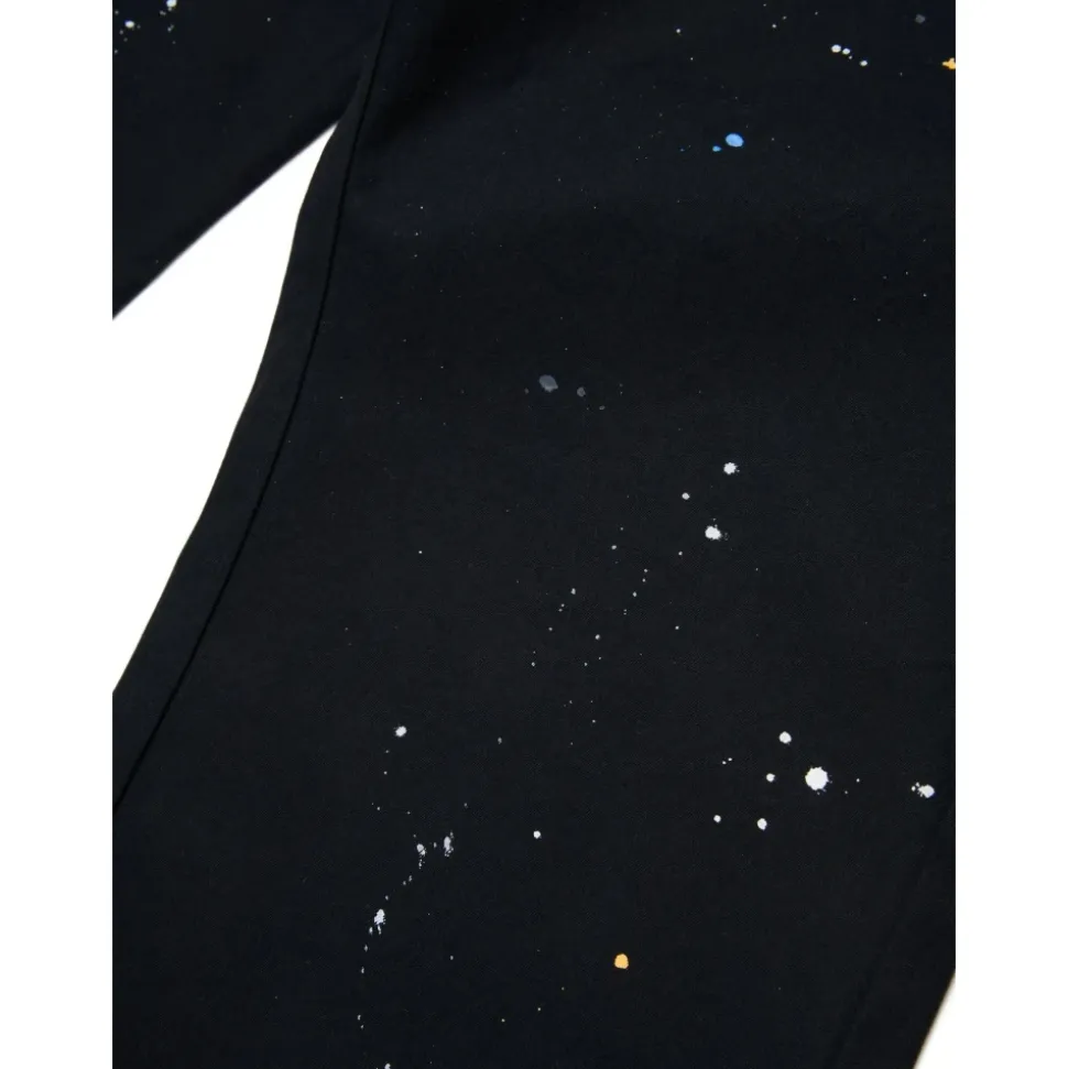 Pantalon à éclaboussures de peinture