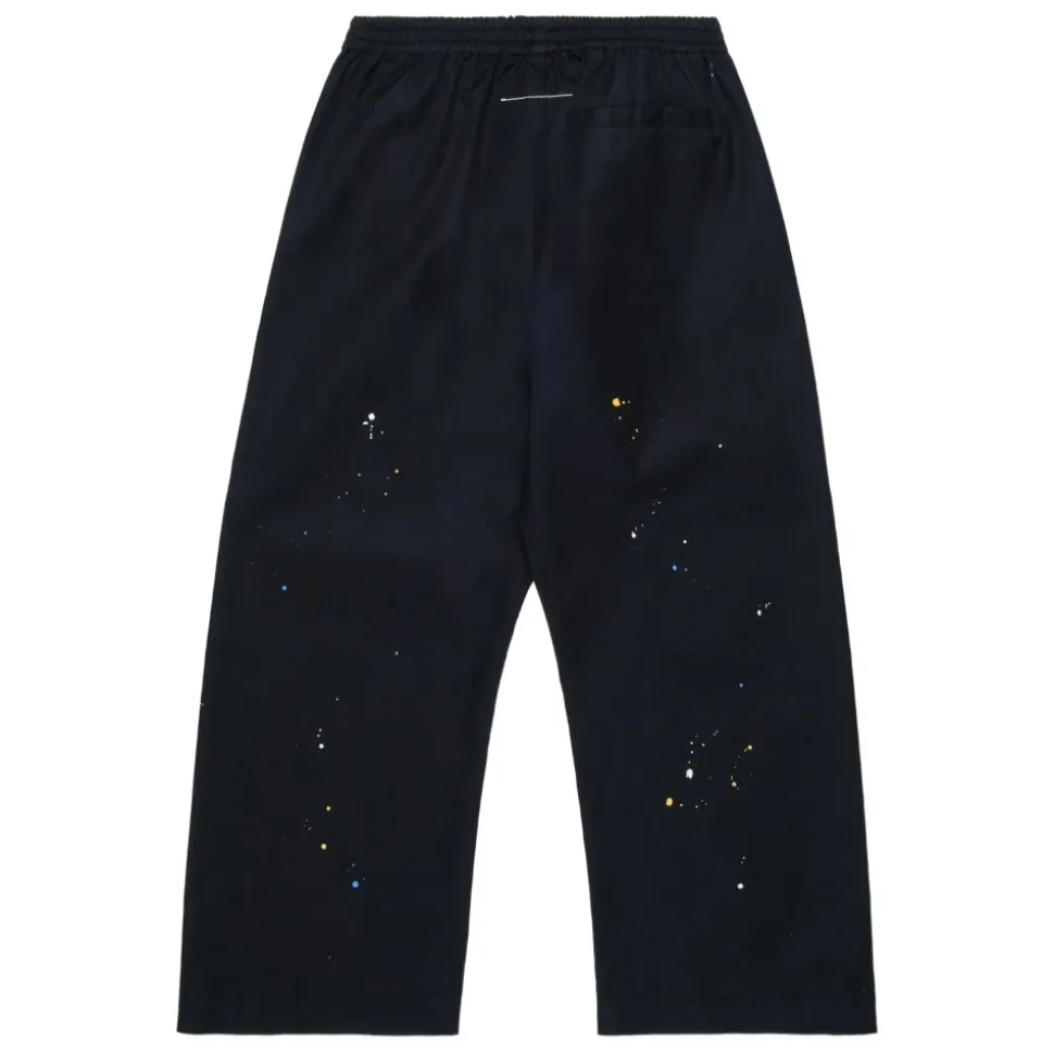 Pantalon à éclaboussures de peinture