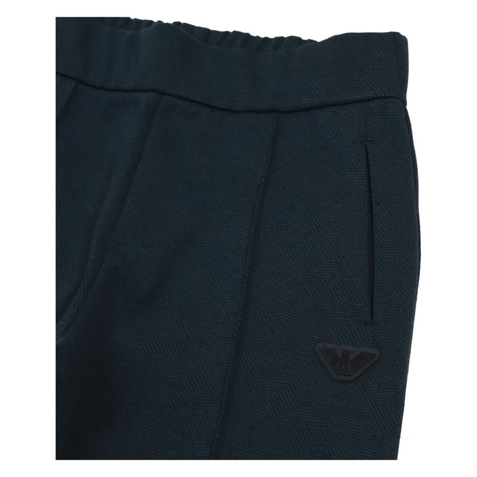 Pantalon confortable en jacquard double maille