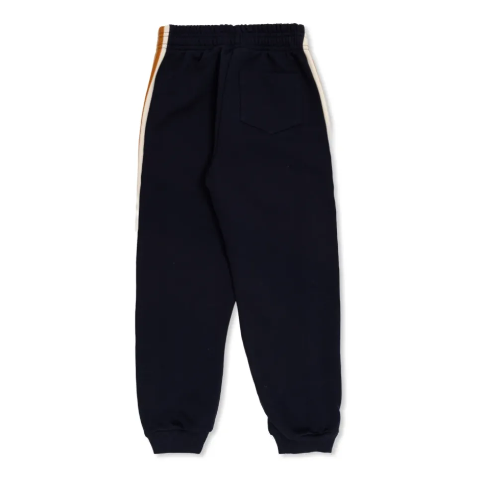 Pantalon de jogging en jersey de coton avec logo brodé