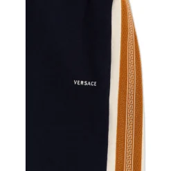Pantalon de jogging en jersey de coton avec logo brodé