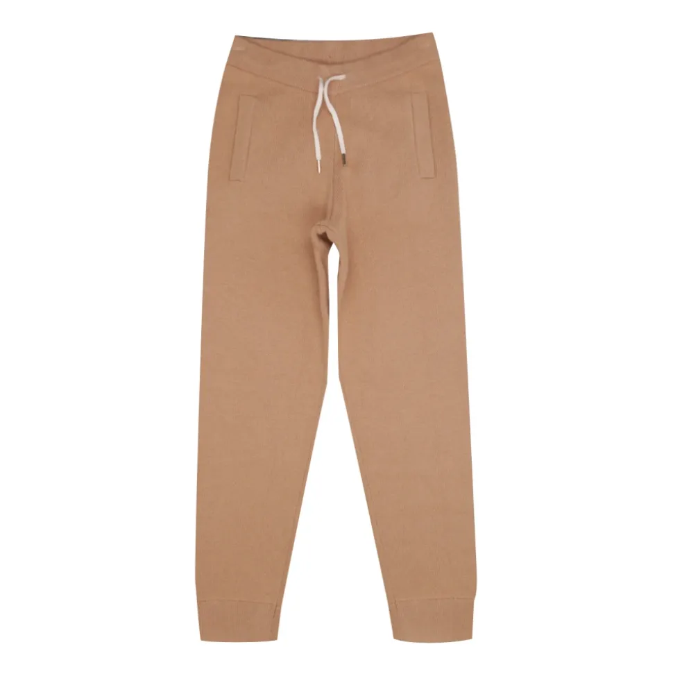 Pantalon de jogging en maille à détails rayés