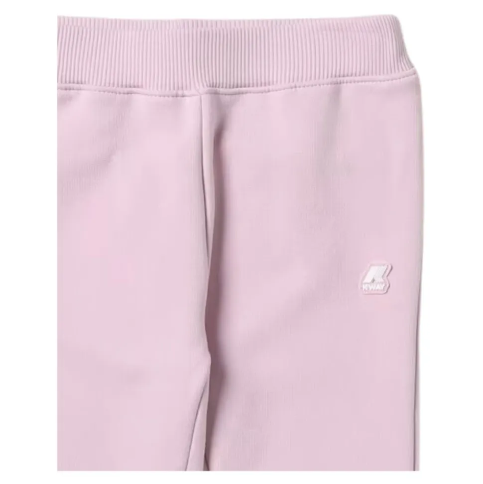 Pantalon de survêtement rose sportif à enfiler