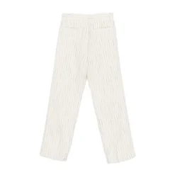 Pantalon droit à rayures tennis