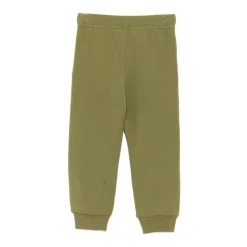 Pantalon en Coton Vert avec Logo Tigre