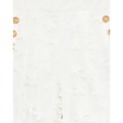 Pantalon en dentelle avec boutons dorés