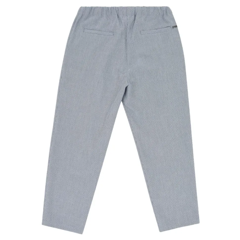 Pantalon en jersey à cordon rayé