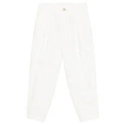 Pantalon fuselé plissé
