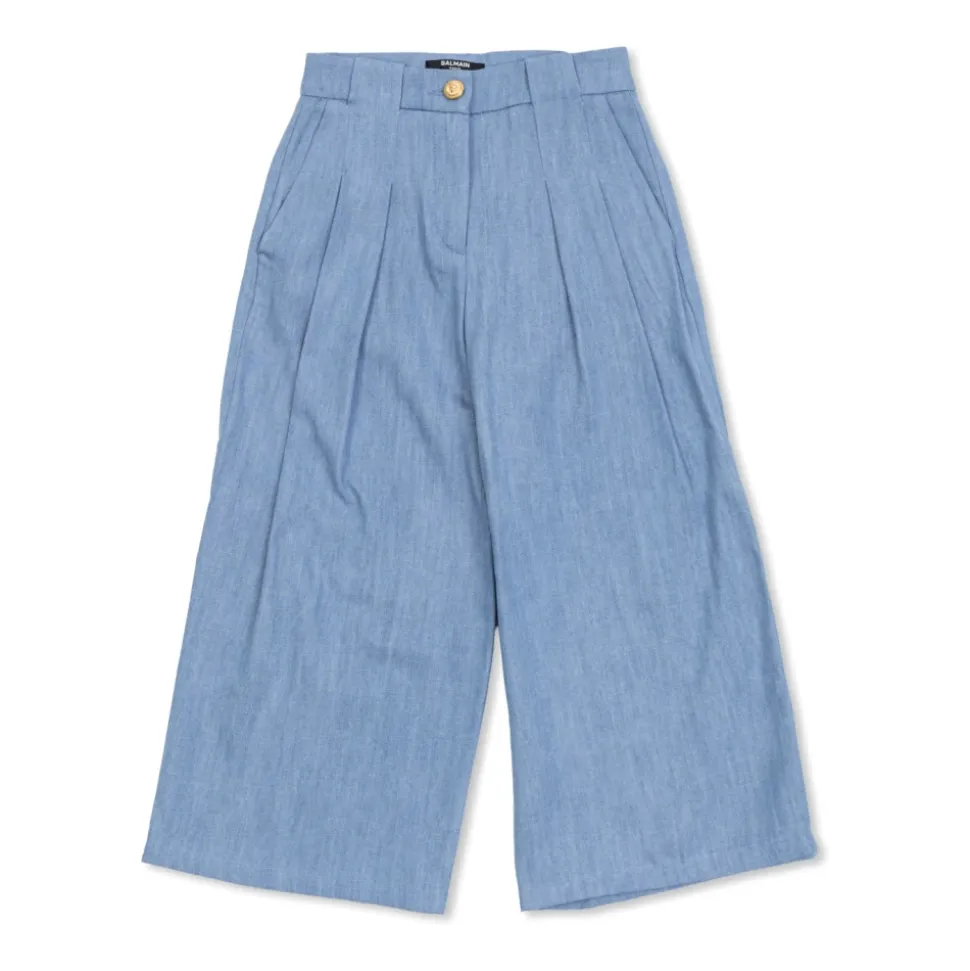 Pantalon à jambes larges