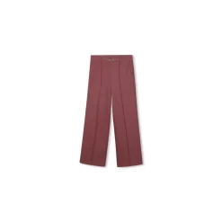 Pantalon Large Rose avec Ceinture