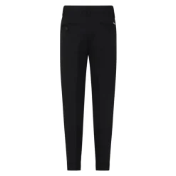Pantalon élégant noir avec logo en métal