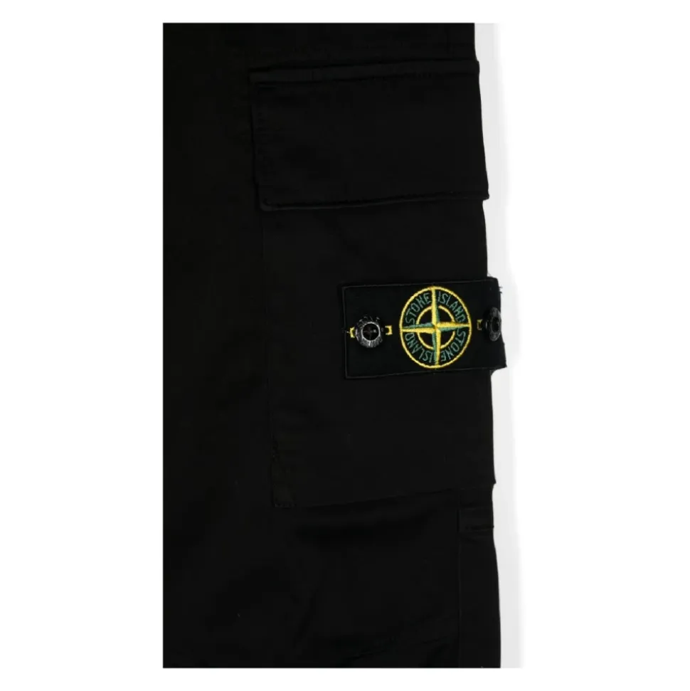 Pantalon Noir Regular Tapered AW24