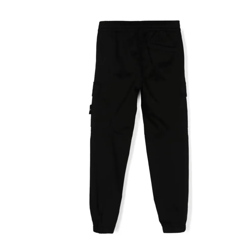 Pantalon Noir Regular Tapered AW24