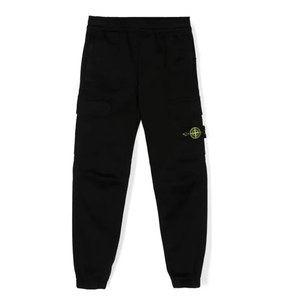 Pantalon Noir Regular Tapered AW24