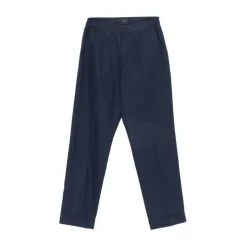 Pantalon à revers plissé