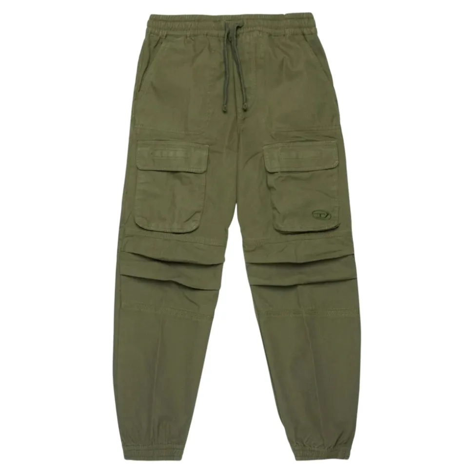 Pantalons Cargo à broderie Oval D