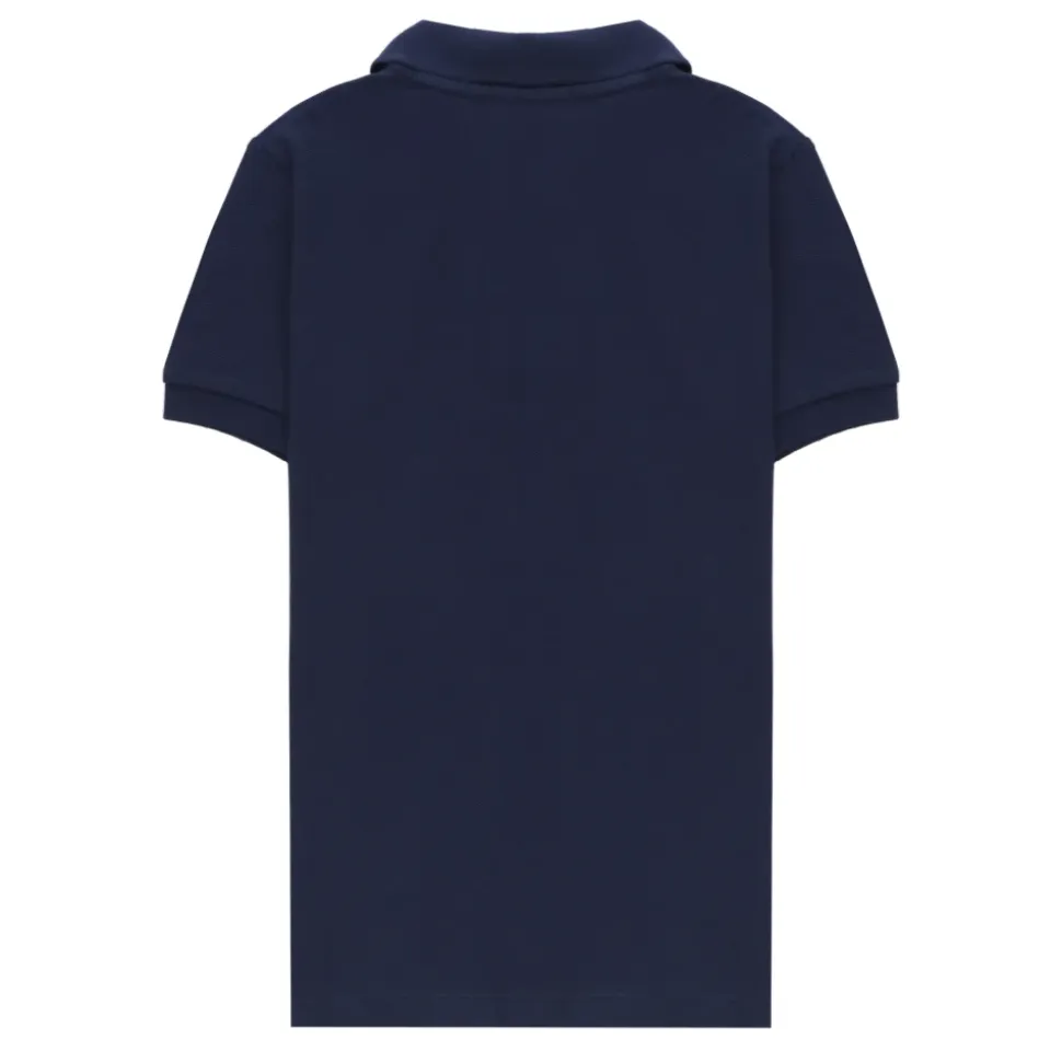 Polo en coton à deux boutons