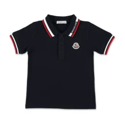 Polo en piqué de coton avec finitions tricolores