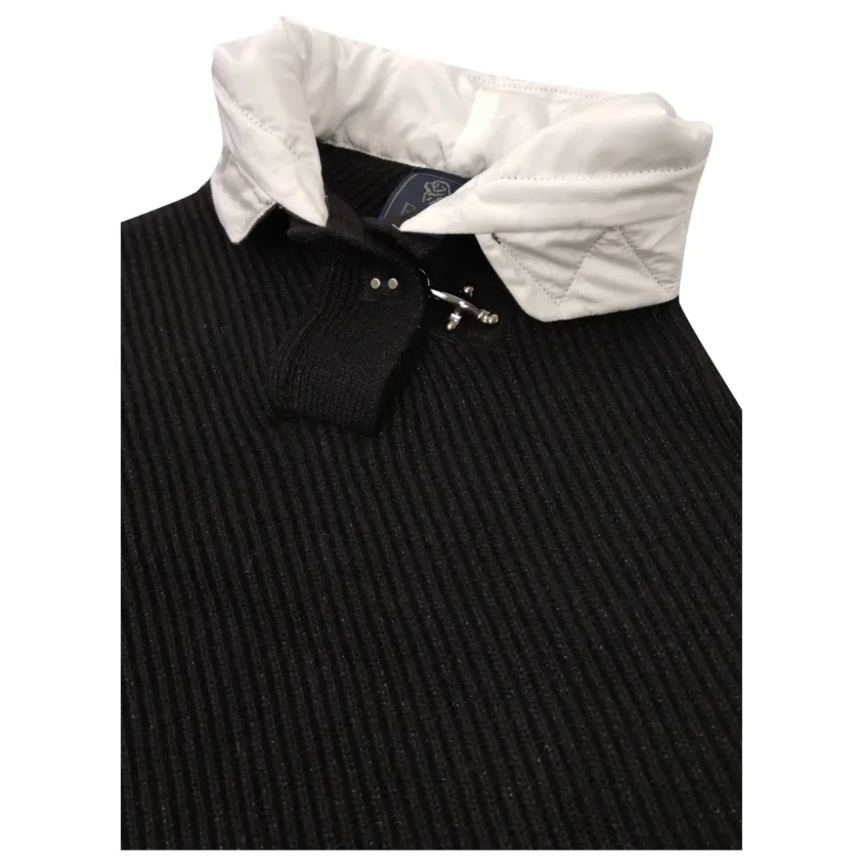 Poncho en mélange cachemire et lurex