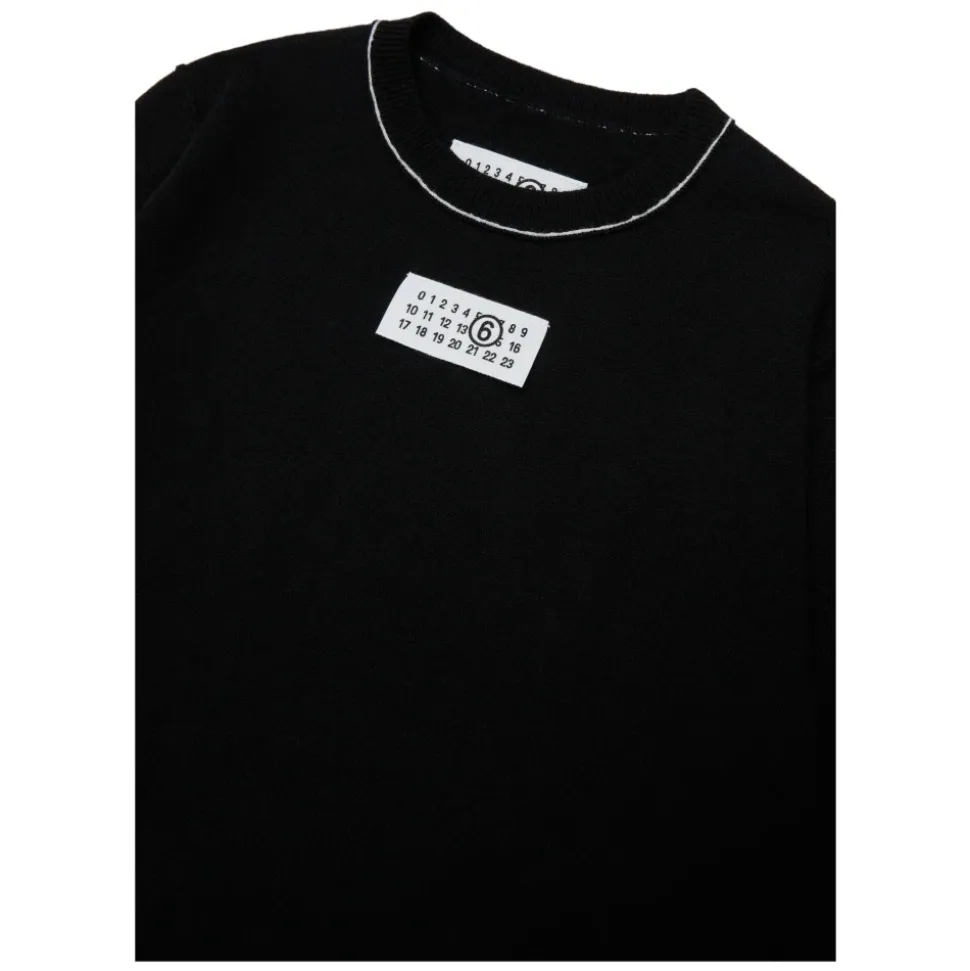 Pull col rond avec logo