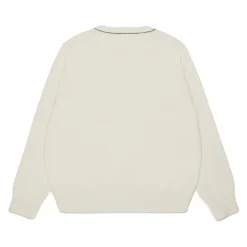 Pull col rond avec logo sur le devant