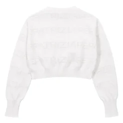 Pull court à logo intégral