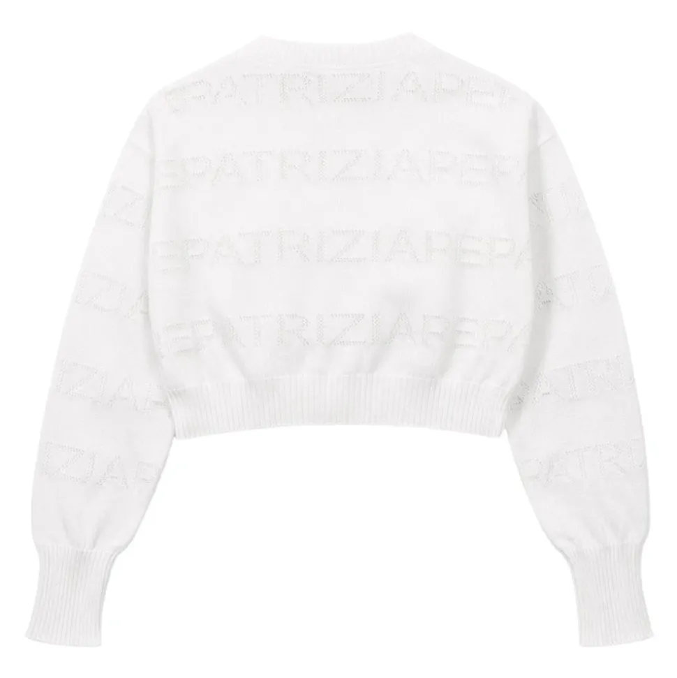 Pull court à logo intégral