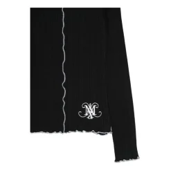 Pull côtelé à volants