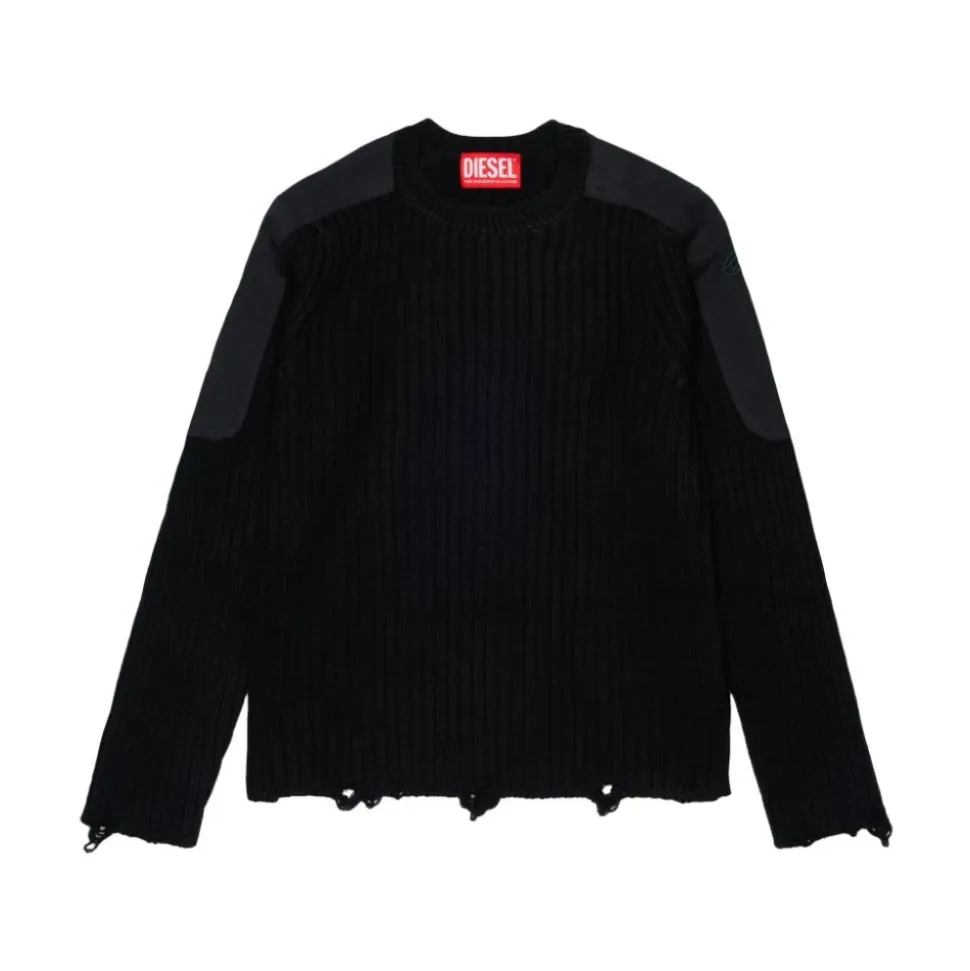 Pull à effet usé