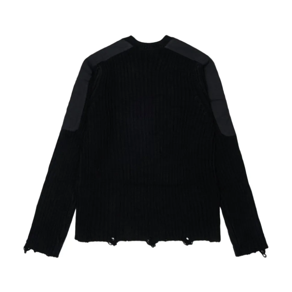 Pull à effet usé