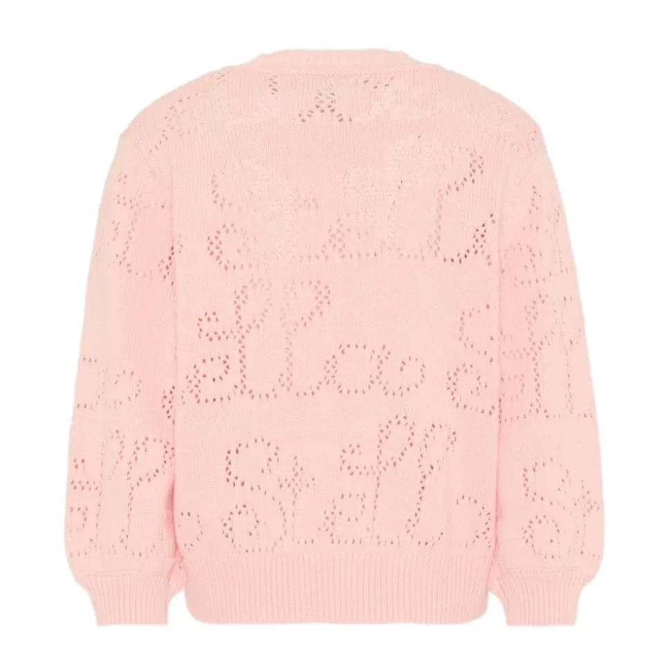 Pull en maille ajourée