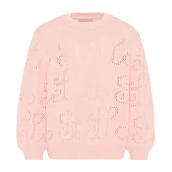 Pull en maille ajourée