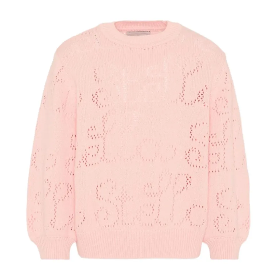 Pull en maille ajourée
