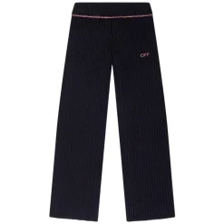 Pull en maille côtelée avec motif