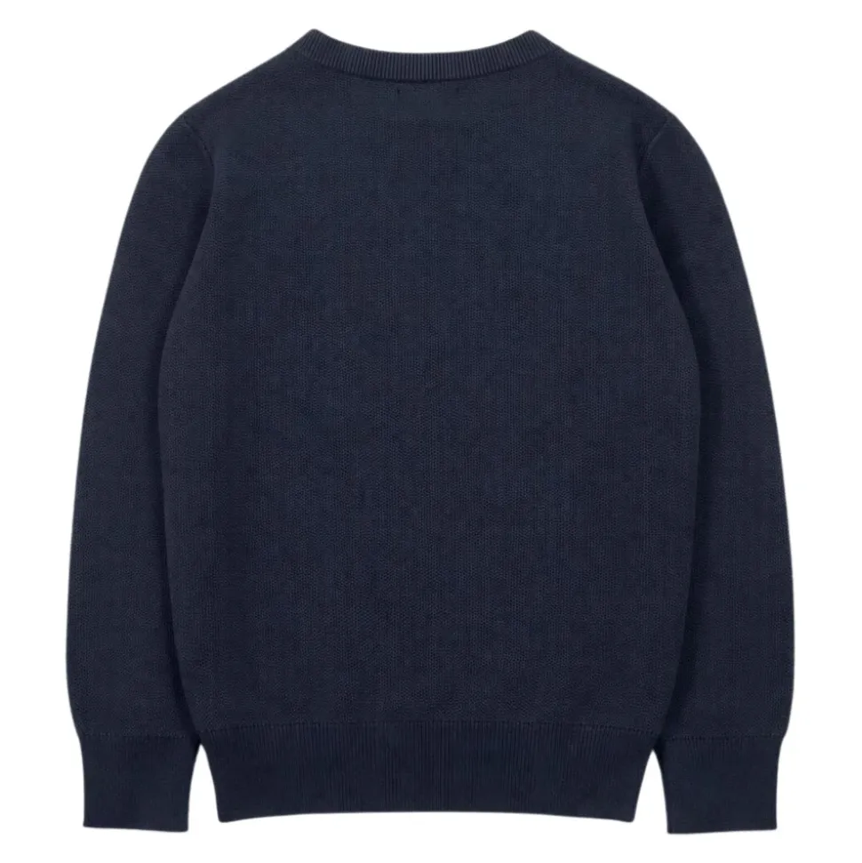 Pull en maille nid d'abeille