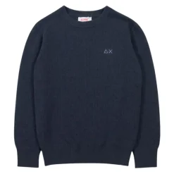 Pull en maille nid d'abeille