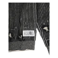 Pull en Maille Unisexe Noir