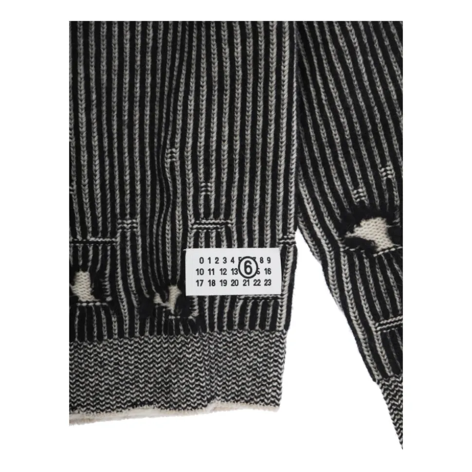 Pull en Maille Unisexe Noir