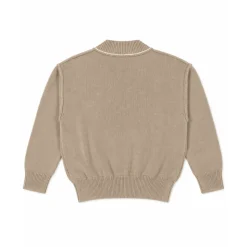Pull à logo avec poignets côtelés