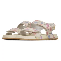 SALNY Leather Sandals with Flowers