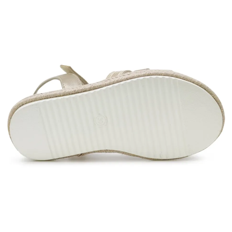 Sandale Plateforme Velcro